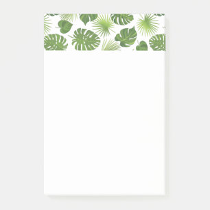 Post-it® Motif Feuille élégant Green Tropical