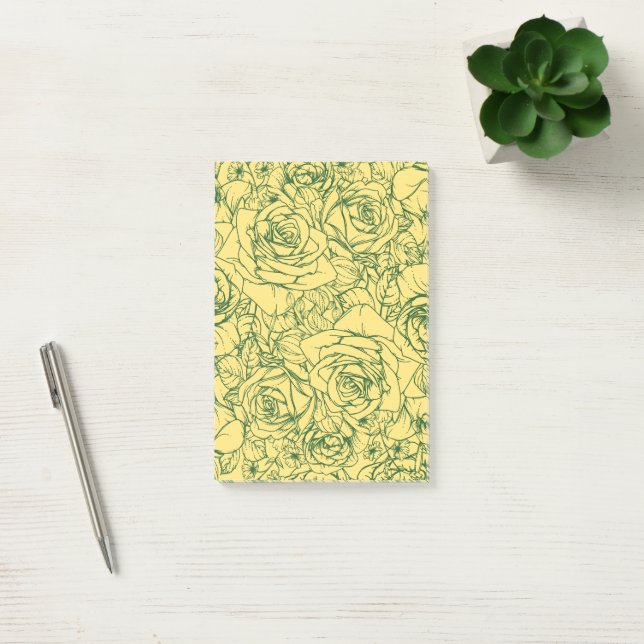 Post-it® Motif Fleurs 15 (Bureau)
