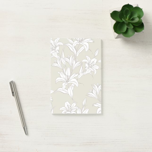 Post-it® Motif Fleurs 9 (Bureau)