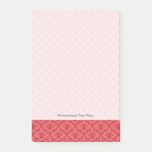 Post-it® Motif floral damassé (Devant)