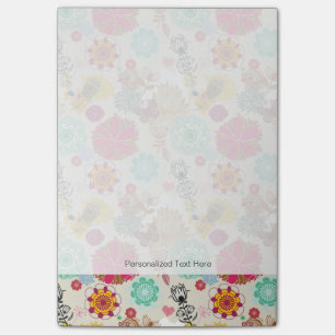 Post-it® Motif floral dans le rétro style