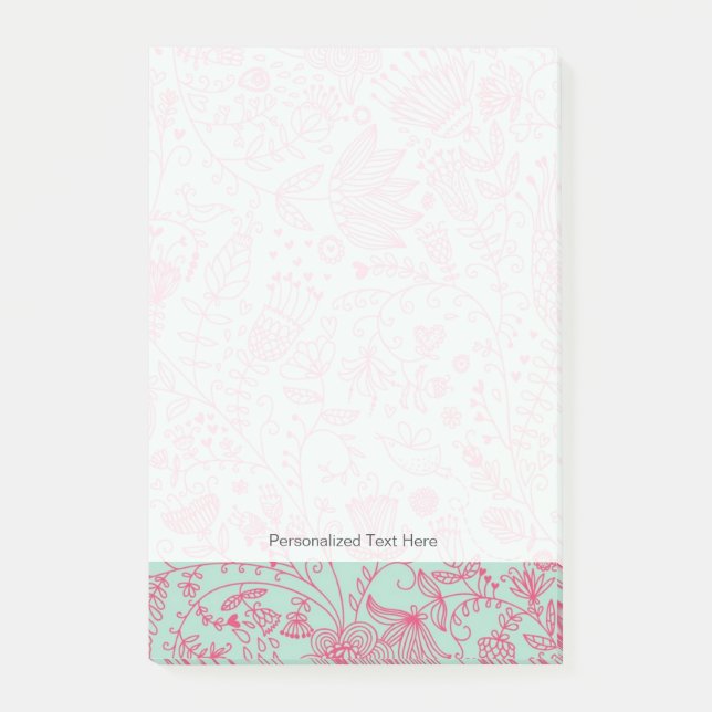 Post-it® Motif floral mignon d'été (Devant)