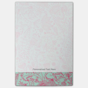 Post-it® Motif floral mignon d'été