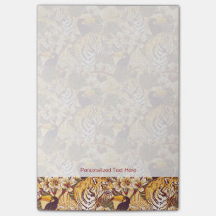 Post-it® Motif floral tropical avec le tigre