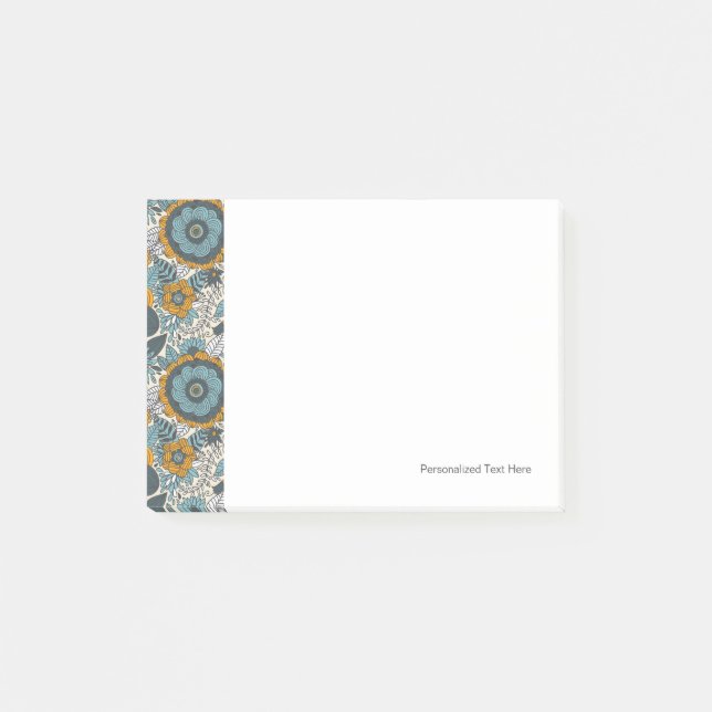 Post-it® Motif floral vintage (Devant)