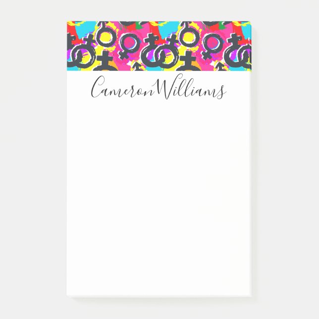 Post-it® Motif Gay pride de Neon (Devant)