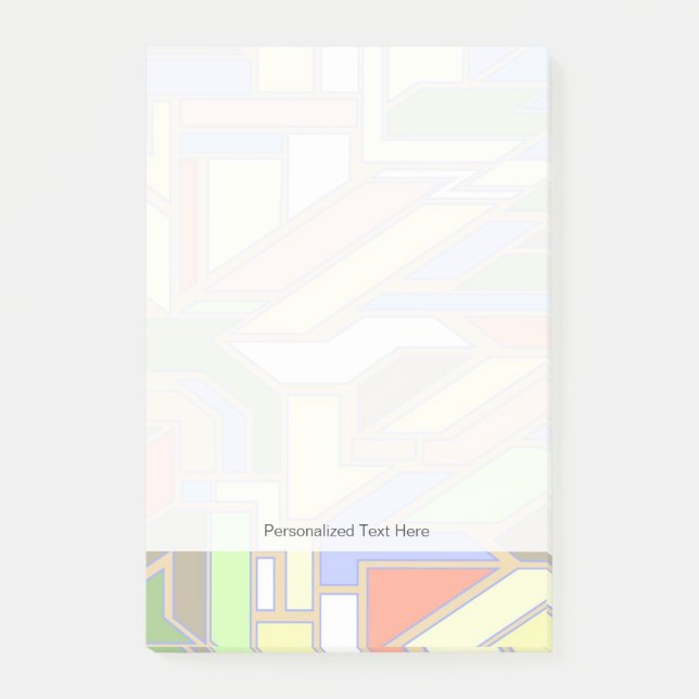 Post-it® Motif géométrique 3 (Devant)