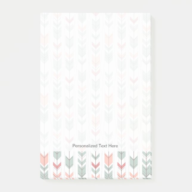 Post-it® motif géométrique de style rétro (Devant)