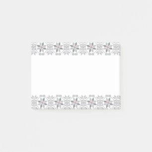 Post-it® Motif géométrique du soleil du matin letton VIII