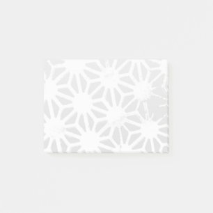 Post-it® Motif géométrique gris pâle