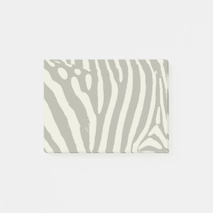 Post-it® Motif imprimé animal à rayures zèbres modernes