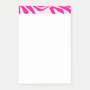 Post-it® Motif imprimé zèbre rose
