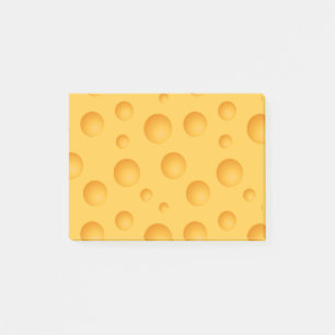 Post-it® Motif jaune de fromage