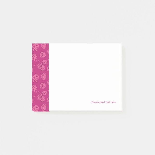 Post-it® Motif magenta de baie (Devant)