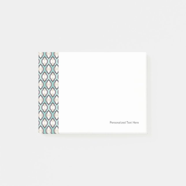 Post-it® Motif marocain de turquoise (Devant)