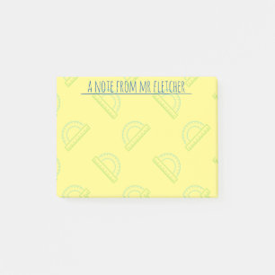 Post-it® Motif mathématique de fournisseur personnalisé