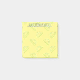 Post-it® Motif mathématique de fournisseur personnalisé