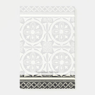 Post-it® Motif noir et blanc de mandala par le studio de