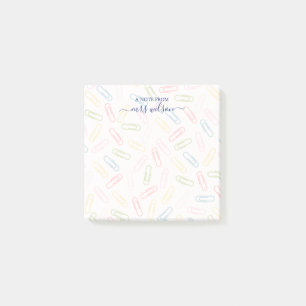 Post-it® Motif Paperclip mignon de l'enseignant