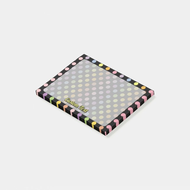 Post-it® Motif Pois Rainbow (Incliné)