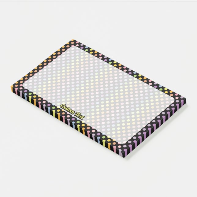 Post-it® Motif Pois Rainbow (Incliné)