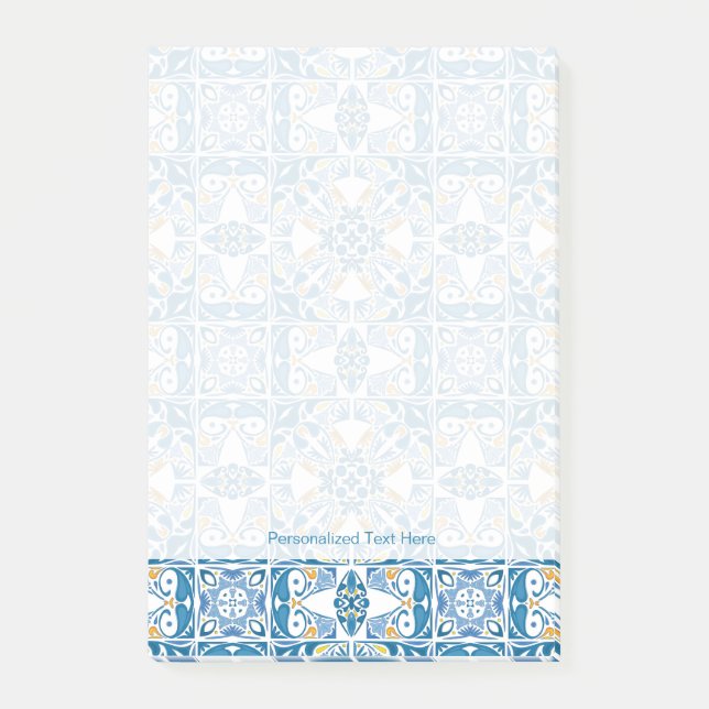 Post-it® Motif portugais de tuile (Devant)