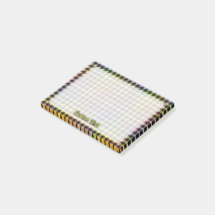 Post-it® Motif Rainbow Houndstooth
