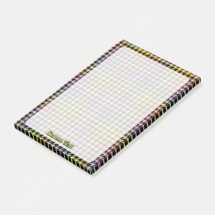 Post-it® Motif Rainbow Houndstooth