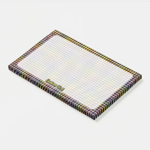Post-it® Motif Rainbow Houndstooth