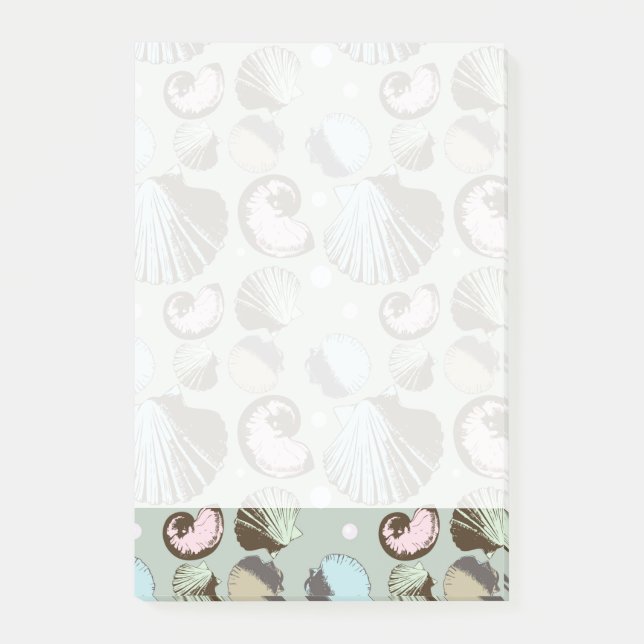 Post-it® Motif Retro Seashell (Devant)