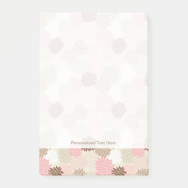 Post-it® Motif rose et Brown de maman (Devant)