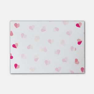 Post-it® Motif rose mignon de coeur d'amour