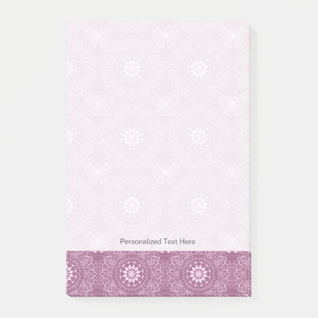 Post-it® Motif rose Vintage (Devant)