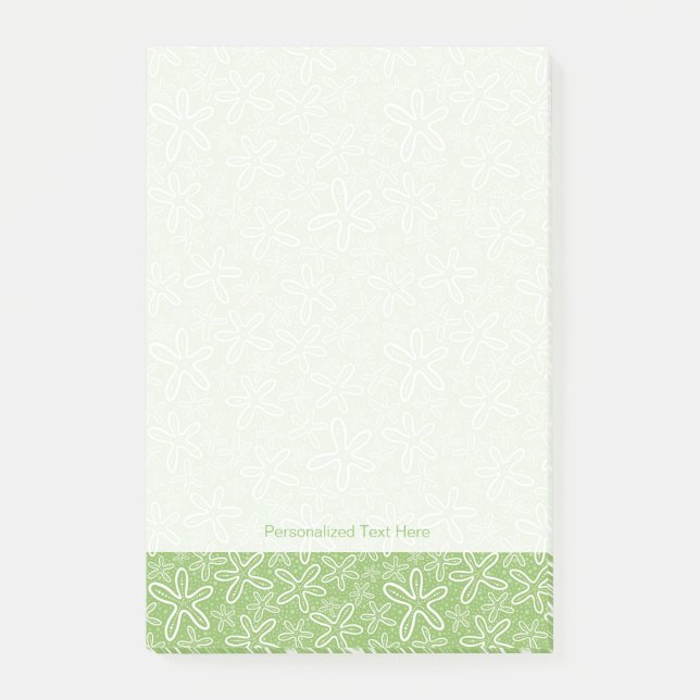 Post-it® Motif Shell sur Arrière - plan localisé (Devant)