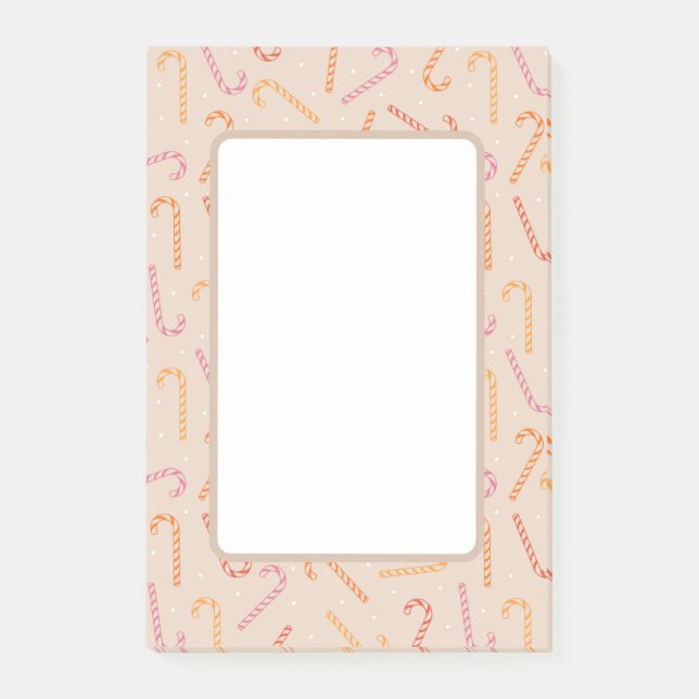 Post-it® Motif sucre de canne doux (Devant)