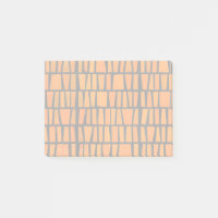 Motif tribal d'Afrique orange et noire