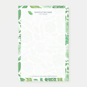 Post-it® Motif tropical feuille vert