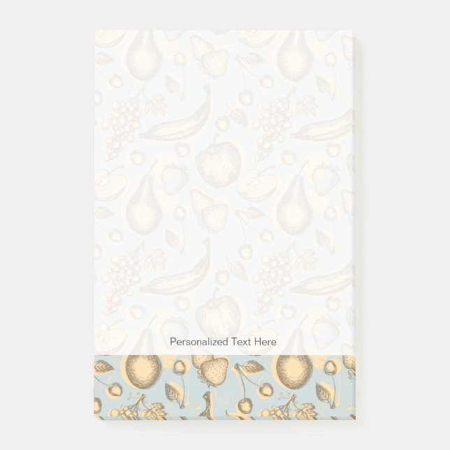 Post-it® Motif vintage de fruits (Devant)