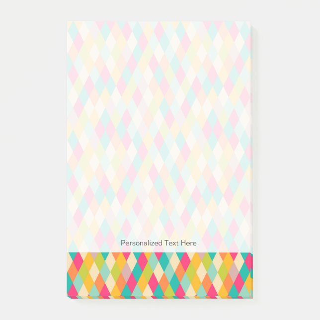 Post-it® Motif vintage de harlequin (Devant)