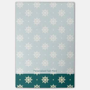 Post-it® Motif vintage de roue de bateau
