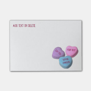 Post-it® Mots faits sur commande et énonciations de