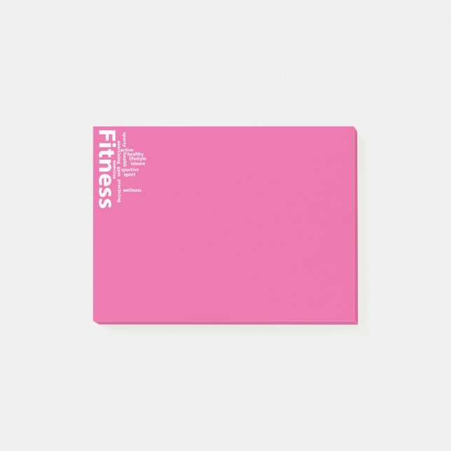 Post-it® Mots fitness (Devant)