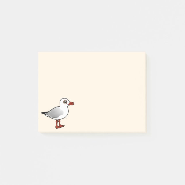 Post-it® Mouette argentée de Birdorable (Devant)