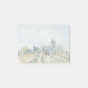 Post-it® Moulins de Montmartre et potagers par Van Gogh