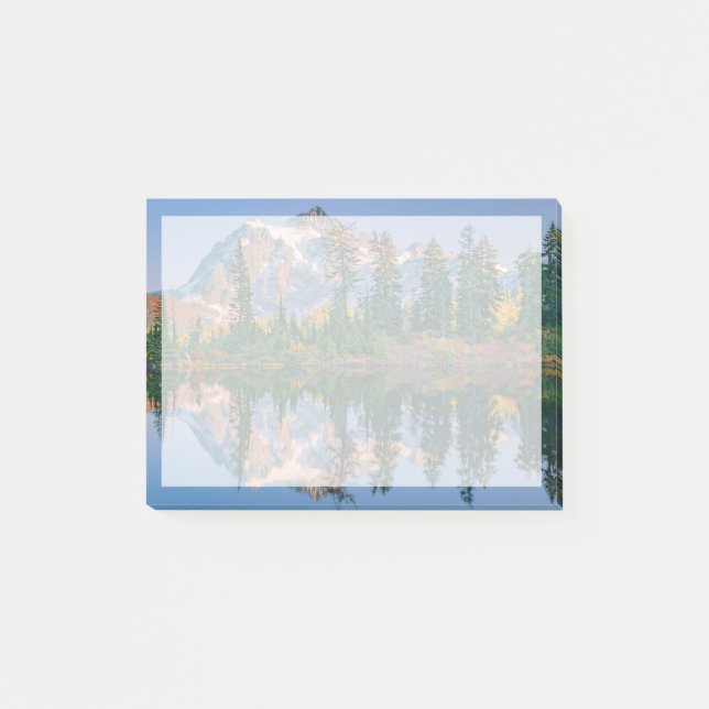 Post-it® Mount Shuksan mirrored in Reflection Lake (Devant)