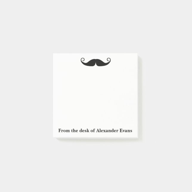 Post-it® Moustache curée (Devant)