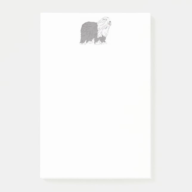 Post-it® Mouton anglais (Devant)