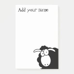 Post-it® Mouton noir