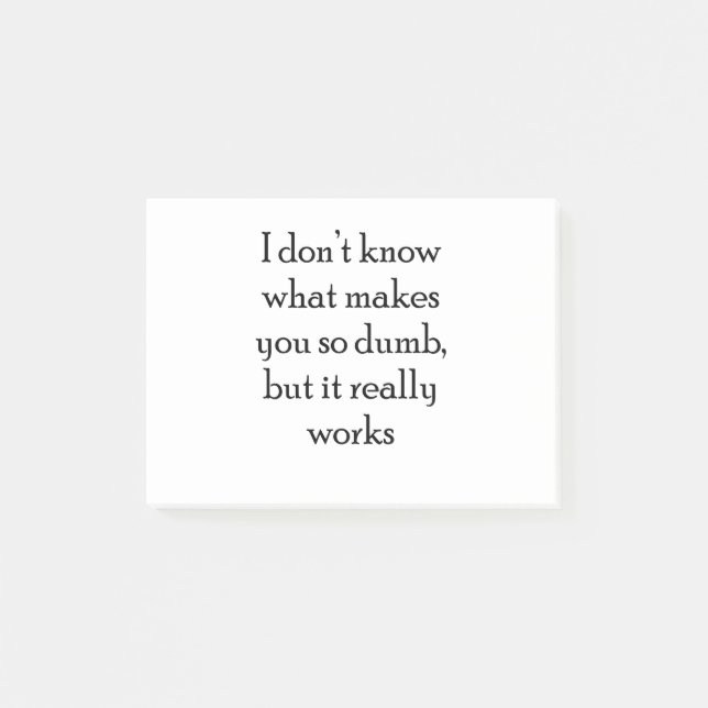 Post-it® Muet (Devant)