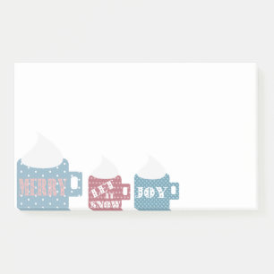 Post-it® Mug de camp de chocolat chaud personnalisé